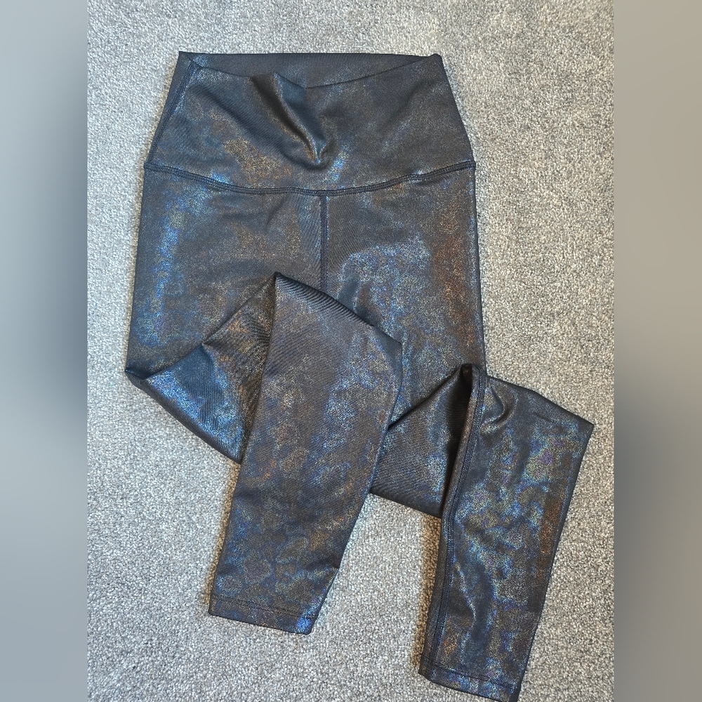 Carbon 38 Metallic Leggings XS